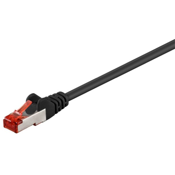 MicroConnect - F/UTP CAT6 5m Black PVC - Outer Shield : Foil screening - 4x2xAWG 27 CCA