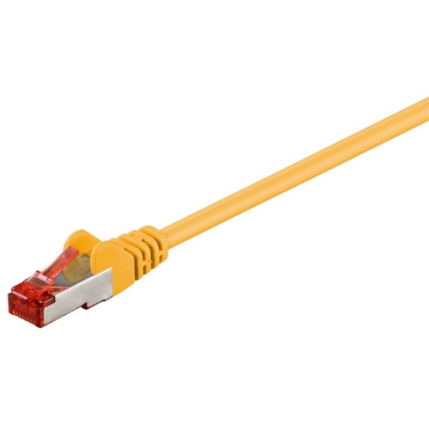 MicroConnect - F/UTP CAT6 5m Yellow PVC - Outer Shield : Foil screening - 4x2xAWG 27 CCA