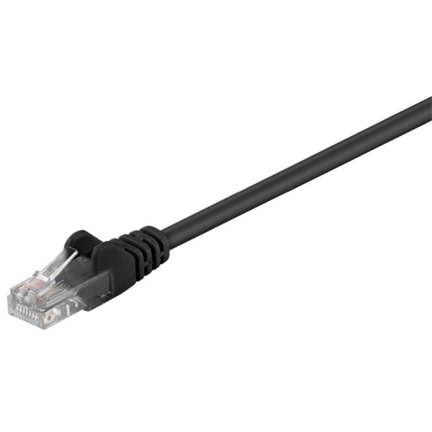 MicroConnect - U/UTP CAT5e 0.25M Black PVC Unshielded netw�rkskabel - PVC 4x2xAWG 26 CCA