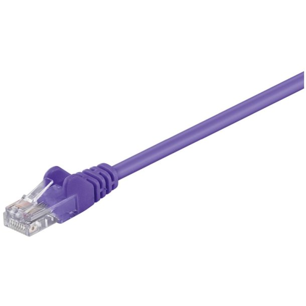 MicroConnect - U/UTP CAT5e 0.5M Purple PVC Unshielded netw�rkskabel - PVC 4x2xAWG 26 CCA