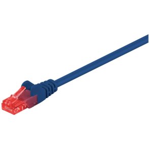 MicroConnect - U/UTP CAT6 1M Blue PVC Unshielded netw�rkskabel - PVC 4x2xAWG 26 CCA