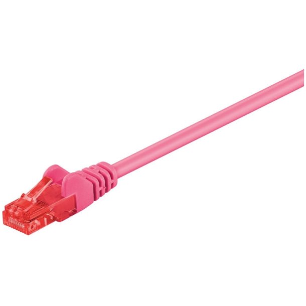 MicroConnect - U/UTP CAT6 2M Pink PVC