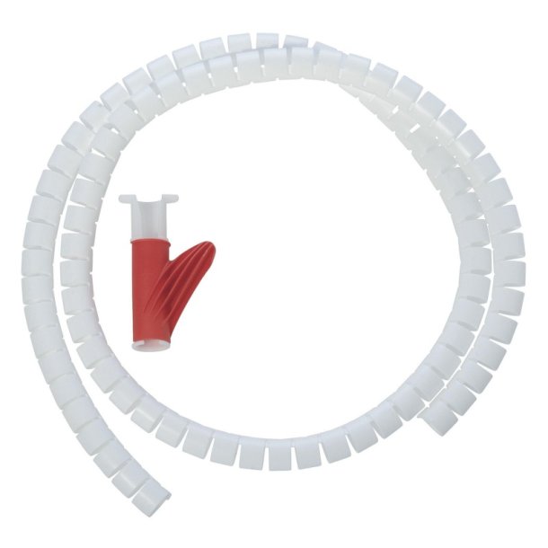 MicroConnect Cable Eater 25 mm hvid 20 meter - Uden v�rkt�j
