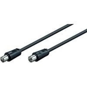 MicroConnect - Coaxial kabel - Coax M-F 7.5m Black 75 Ohm - Double Shielded