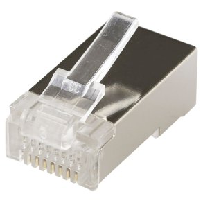 MicroConnect Modul�rt RJ45 Cat6 FTP Easy - Stik 100 stk.