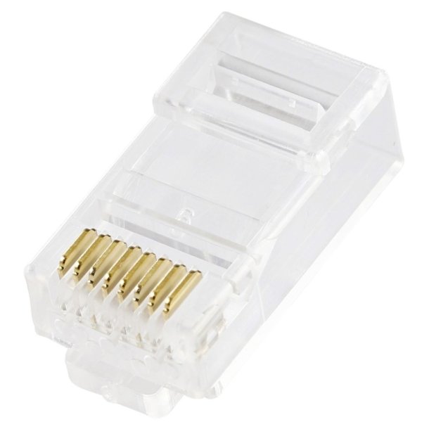 MicroConnect Modul�rt RJ45 Cat6 UTP Easy - Stik 100 stk. 