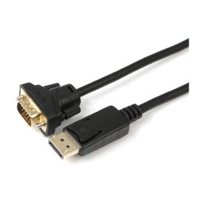 MicroConnect DisplayPort Adapter - Displayport til VGA kabel 1m - Displayport version 1.2, sort