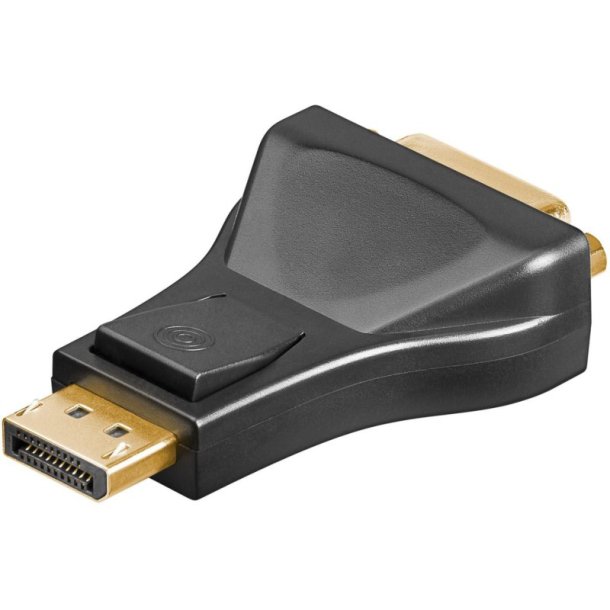 MicroConnect kabel adapter - Displayport to DVI M-F - sort DVI-I 24+5 Dual Link