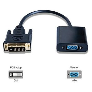 MicroConnect DVI Adapter - DVI-D til VGA - DVI 24+1 - HD15 M-F IC 