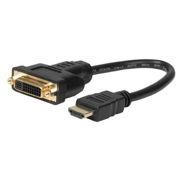 MicroConnect HDMI Adapter Adapter HDMI - DVI M/F, 15CM Black, HDMI to DVI (24+5)
