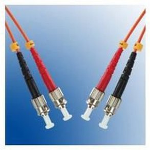 MicroConnect Fiber Patch kabel - ST/UPC-ST/UPC 20m OM1 MM Duplex LSZH OD: 2mm - 0.3dB Orange