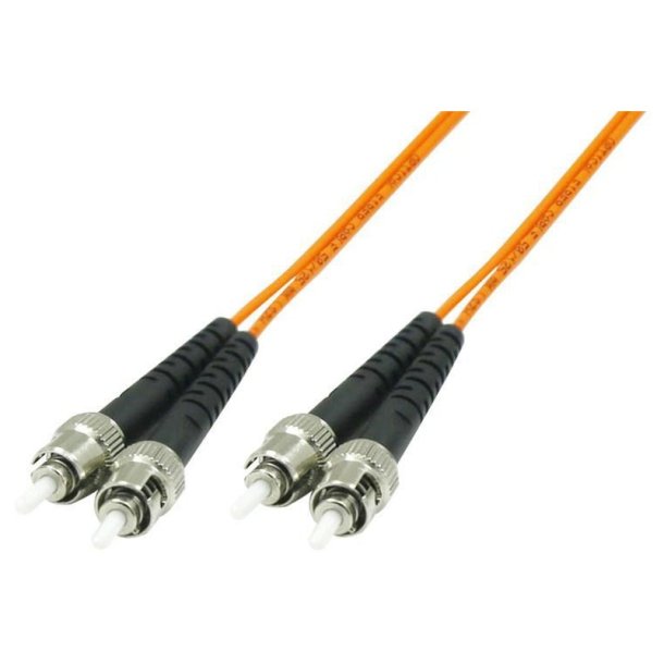 MicroConnect Fiber Patch kabel - ST/UPC-ST/UPC 30m OM1 Multimode Duplex LSZH Orange