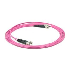 MicroConnect Fiber Patch kabel - ST/UPC-ST/UPC 10m OM4 MM Duplex LSZH OD: 2mm - 0.3dB lilla