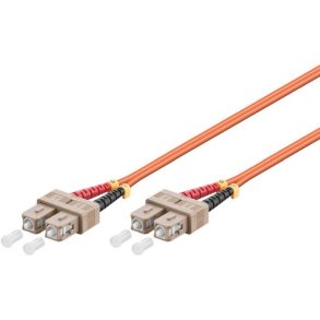 MicroConnect SC/UPC-SC/UPC 7m OM2 MM Duplex LSZH OD: 2mm - 0.3dB Orange