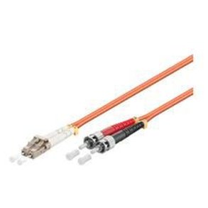 MicroConnect Fiber Patch kabel - LC/UPC-ST/UPC 10m OM2 MM Duplex LSZH OD: 2mm - 0.3dB Orange