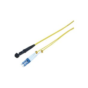 MicroConnect Fiber Patch kabel - LC/UPC-MTRJ/UPC 0.5m OS2 SM Duplex LSZH OD: 2mm - 0.3db gul