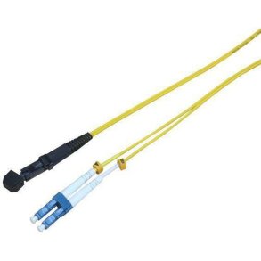 MicroConnect Fiber Patch kabel - LC/UPC-MTRJ/UPC 20m OS2 SM Duplex LSZH OD: 2mm - 0.3db gul