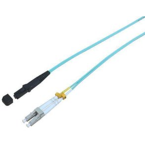 MicroConnect Fiber Patch kabel - LC/UPC-MTRJ/UPC 7m OM3 MM Duplex LSZH OD: 2mm - 0.3dB Aqua