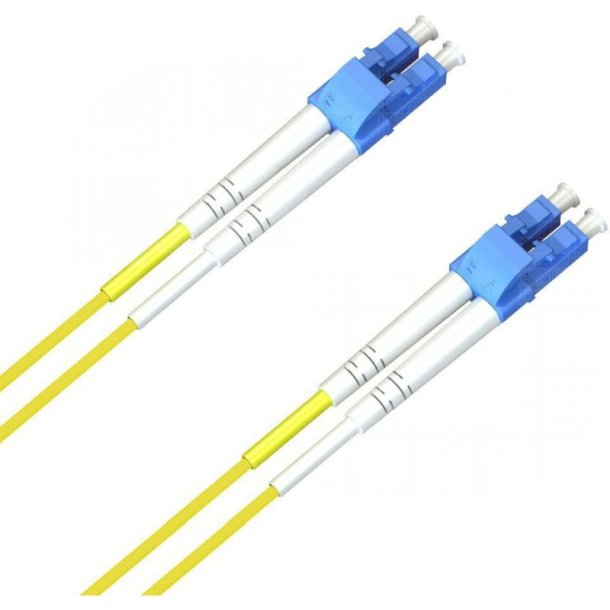 MicroConnect Fiber Patch kabel - LC/UPC-LC/UPC 12m OS2 Singlemode Duplex OS1/OS2 gul