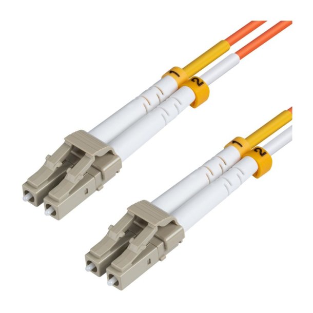 MicroConnect LC/UPC-LC/UPC 15m OM2 MM Duplex LSZH OD: 2mm - 0.3dB Orange