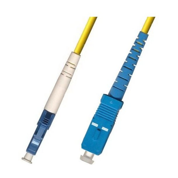 MicroConnect Fiber Patch kabel - LC/UPC-SC/UPC 1.5m OS2 Singlemode Simplex OS1/OS2 gul