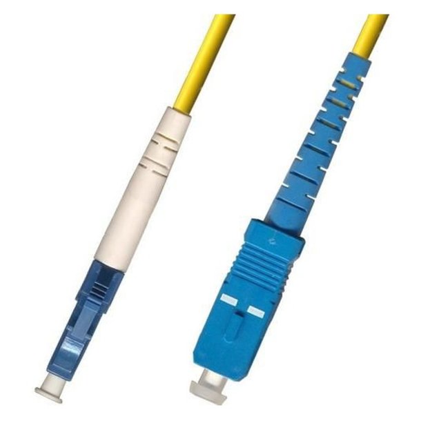 MicroConnect Fiber Patch kabel - LC/UPC-SC/UPC 1m OS2 Singlemode Simplex OS1/OS2 gul