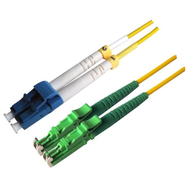 MicroConnect Fiber Patch kabel - LC/UPC-E2000/APC 2m OS2 