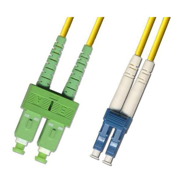 MicroConnect Fiber Patch Cable - SC/APC-LC/UPC 0.5m OS2 SM 