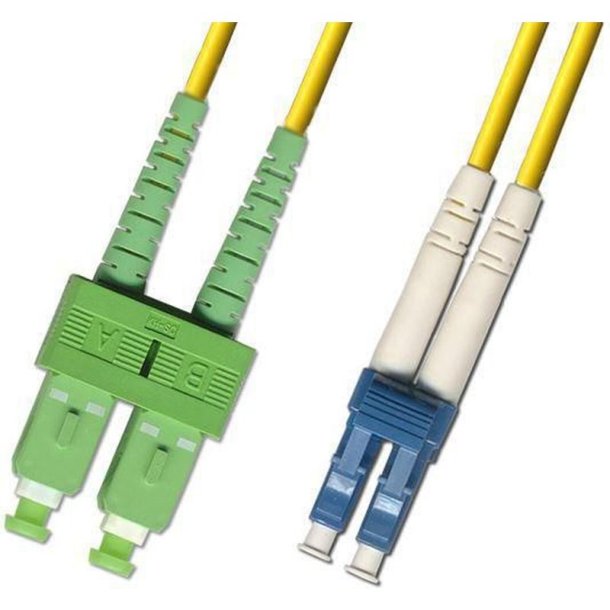 MicroConnect Fiber Patch Cable - SC/APC-LC/UPC 15m OS2 