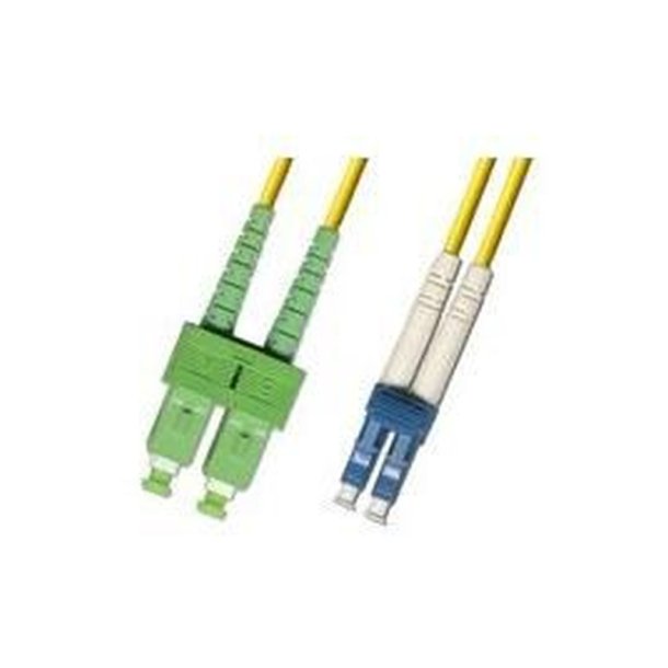 MicroConnect Fiber Patch Cable - SC/APC-LC/UPC 50m OS2 