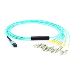 MicroConnect Fibre MPO - 12 x LC 2m - OM3 12 Cores LSZH