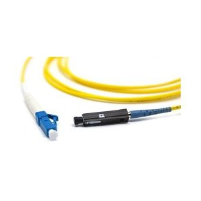 MicroConnect Optical Fibre kabel - LC-MU - Simplex - (gul) - 5m 
