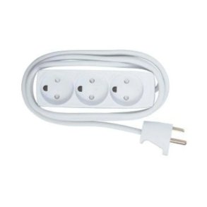 MicroConnect str�mskinne 3-vejs dansk 5m uden t�nd/sluk-knap med b�rnesikring