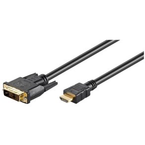 MicroConnect HDMI Adapter HDMI 19 - DVI-D 18+1 1.5m M-M Resolution : HDTV up to 