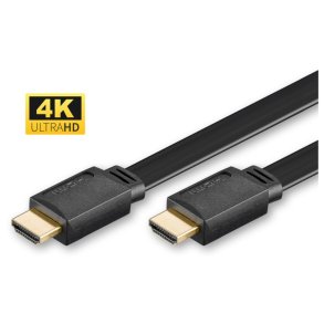 MicroConnect HDMI High Speed flat cable, 1,5m Flat cable Gold Plated 