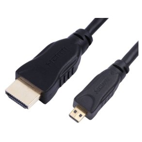 MicroConnect 4K HDMI A-D cable, 1m Gold plated connector with 
