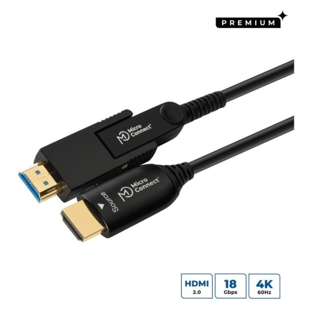 MicroConnect Premium High Speed Active Optic HDMI 2.0 A-D Cable 70m 