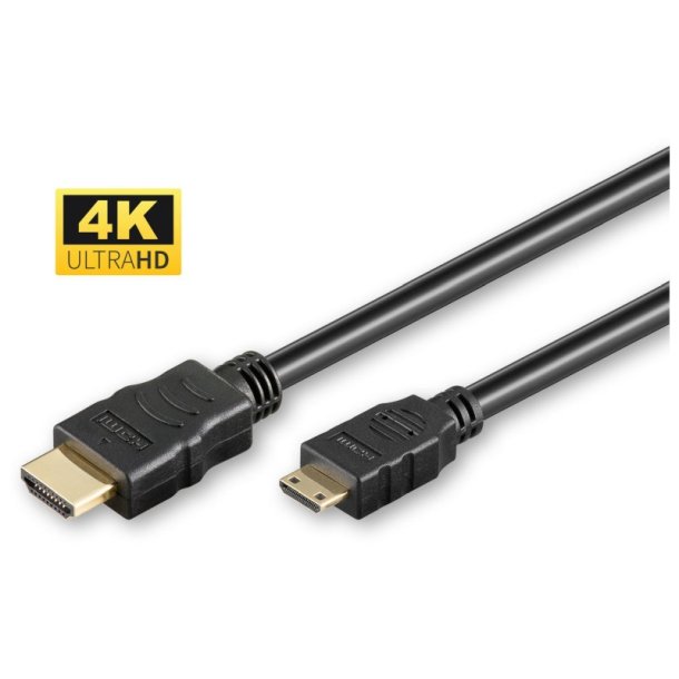 MicroConnect HDMI High Speed mini cable, 3m High speed with Ethernet