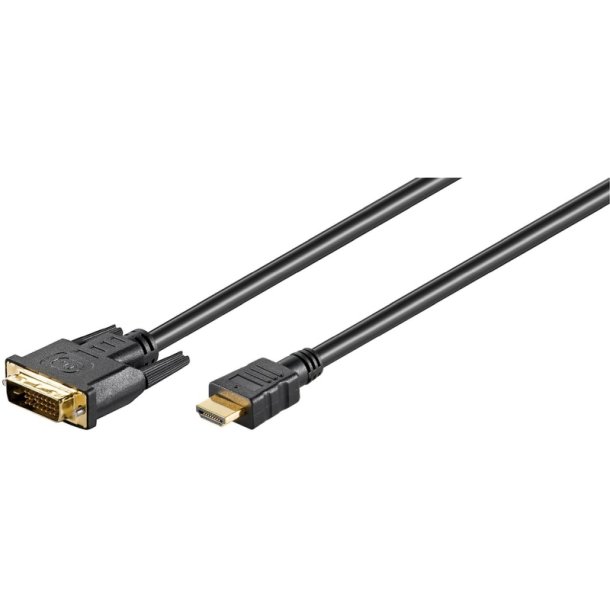 MicroConnect HDMI Adapter HDMI 19 - DVI-D M-M Cable 1.8m HDMI Type A - DVI-D 24+1 M-M