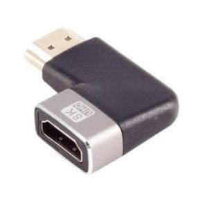 MicroConnect kabel adapter - HDMI 8k 90&deg; right angeled F-M - 8K 60Hz / 4K 120Hz 