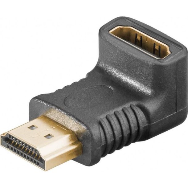 MicroConnect kabel adapter - HDMI 19 Angled Adaptor F-M 4K - Ultra HD 2160p (60 Hz) HDMI 