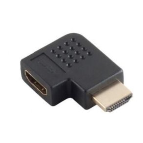 MicroConnect kabel adapter - HDMI 19 - HDMI 19 M-F - HDMI han right angle 90&deg;