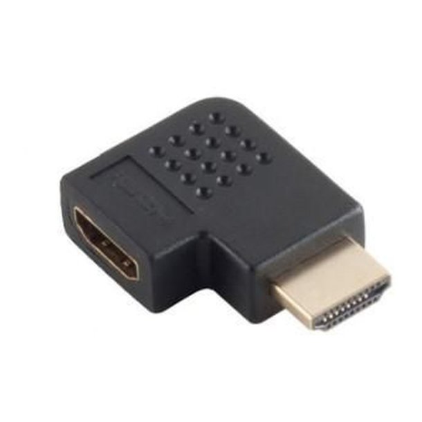 MicroConnect kabel adapter - HDMI 19 - HDMI 19 M-F - HDMI han right angle 90&deg;