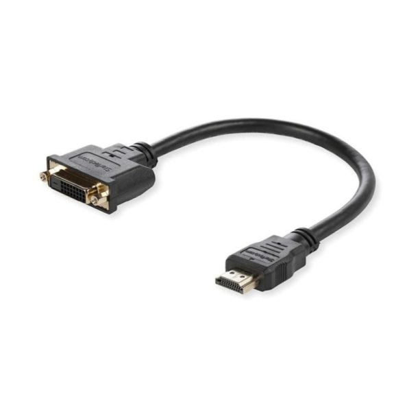 MicroConnect HDMI Adapter Adapter HDMI - DVI M/F, 15CM Black, HDMI to DVI (24+1) 