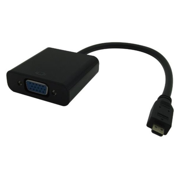 MicroConnect HDMI Adapter HDMI Micro - VGA adapter M-F HDMI Micro D type - VGA 25cm
