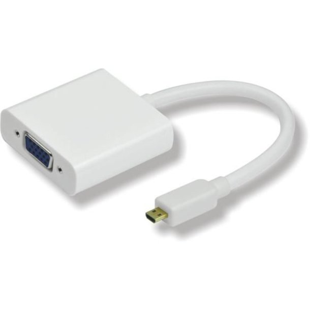 MicroConnect HDMI Adapter HDMI Micro - VGA adapter M-F HDMI Micro D type - VGA 25cm