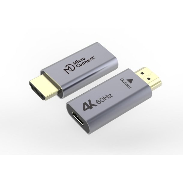 MicroConnect HDMI Adapter HDMI to USB-C adapter 4k (Uni-Directional) 