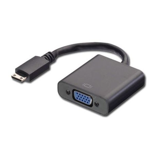 MicroConnect HDMI Adapter HDMI Mini - VGA adapter M-F HDMI Mini type - VGA, Black 