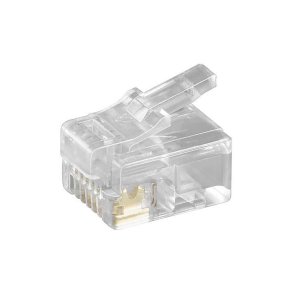 MicroConnect Modul�rt stik RJ12 6P6C - 10 stk. - Uafsk�rmet version
