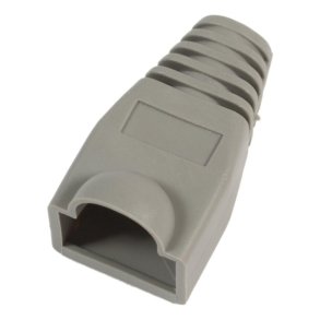 MicroConnect Tr�kaflastningskappe til RJ45 - Gr� - 50 stk. Kabelf�ring i 6,40 mm